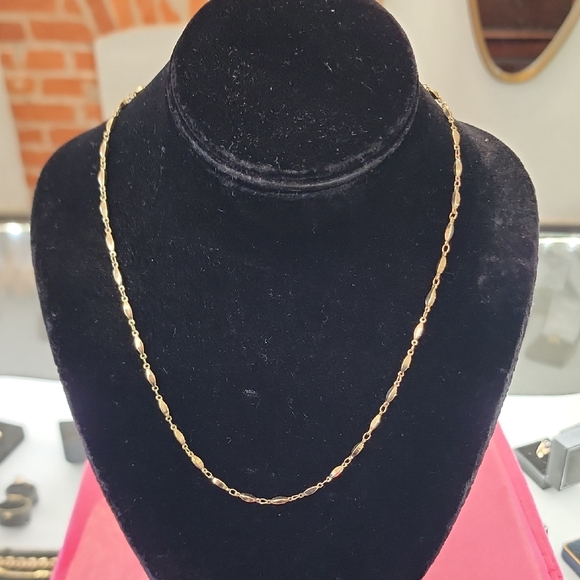 Source Unknown Jewelry - Gold Filled 24KGB Chain Necklace 19"